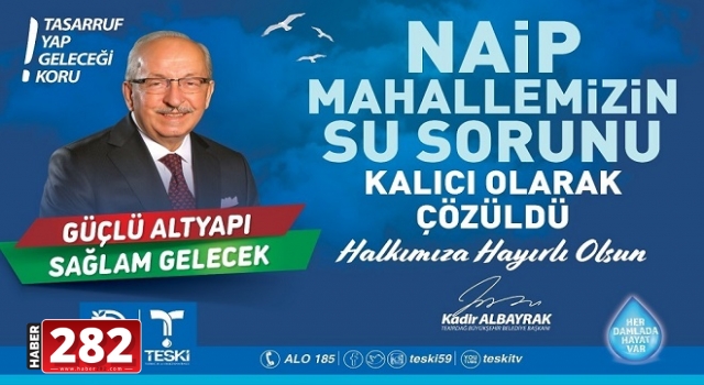 Naip Mahallesi’nin Su Sorunu Kalıcı Olarak Çözüldü