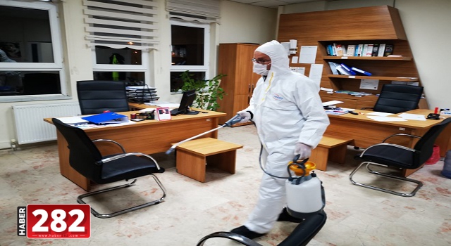 Ergene Belediyesinde Dezenfeksiyon Çalışmaları Devam Ediyor