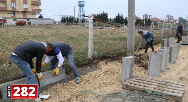 Ulaş Mahallesinde Kilit Parke Taş Döşeme Çalışmalarına Başlandı