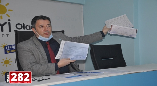 İYİ PARTİ’DEN KATI ATIK BEDELİ AÇIKLAMASI