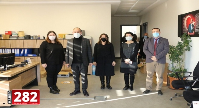 BAŞKAN ATA, ÇALIŞMA ARKADAŞLARININ YENİ YILINI KUTLADI