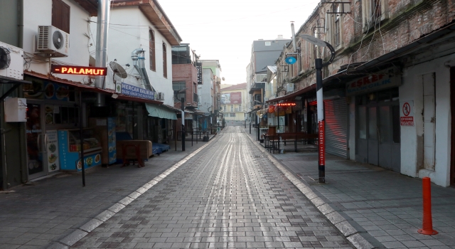 Trakya’da kısıtlamanın ikinci gününde de cadde ve sokaklarda sessizlik hakim