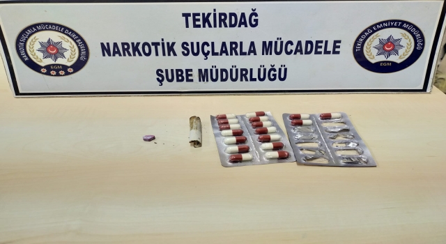 Tekirdağ’da uyuşturucuyla yakalanan 5 şüpheli gözaltına alındı