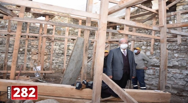 TARİHİ DEPO BİNASI’NDAKİ RESTORASYON ÇALIŞMALARI DEVAM EDİYOR