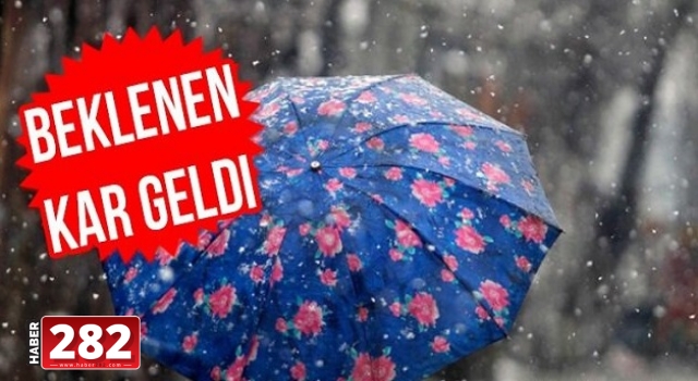 BEKLENEN KAR GELDİ