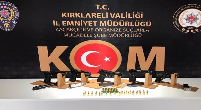 Kırklareli’nde sahte para, silah ve uyuşturucu ele geçirildi, 1 kişi tutuklandı