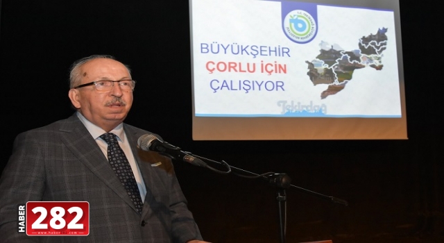 11 İLÇE BELEDİYE BAŞKANI İLE ORTAK BASIN TOPLANTILARININ İLKİ ÇORLU'DA GERÇEKLEŞTİ