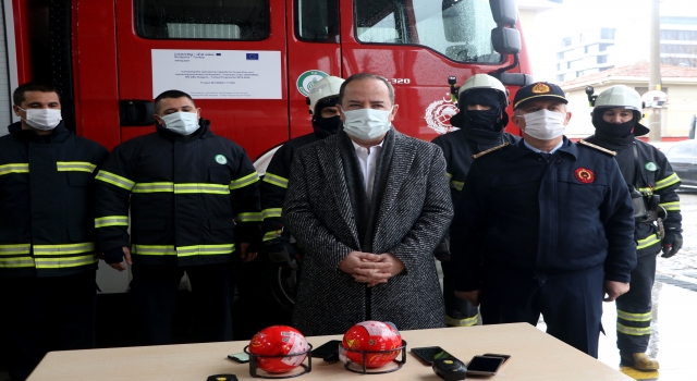 Edirne itfaiyesi alevlere ”yangın topu” ile müdahale edecek