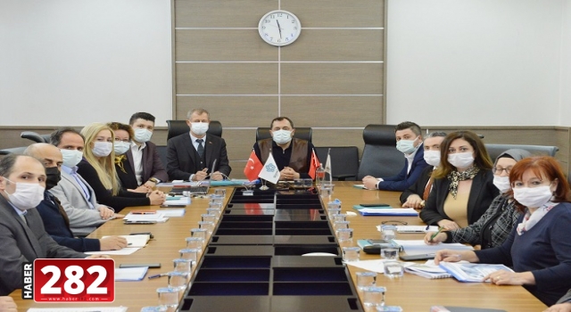 Başkan Yüksel kurmayları ile 2020 yılını değerlendirdi