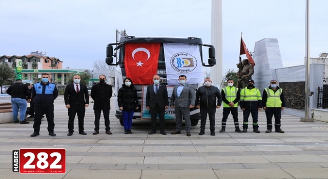 TBB VE İÇ ANADOLU BELEDİYELER BİRLİĞİNDEN, MARMARAEREĞLİSİ’NE HİBE