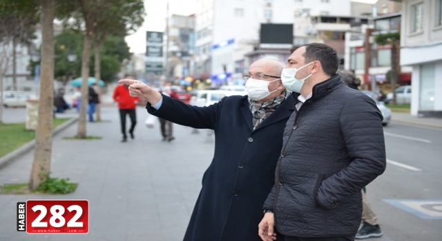 Başkan Yüksel esnaf ziyaretleri gerçekleştirdi