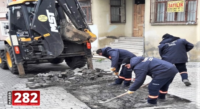 Süleymanpaşa'da Yol çalışmaları aralıksız sürüyor