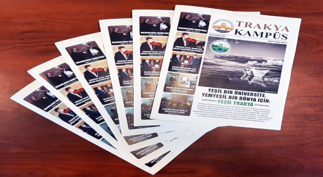 TÜ’nün gazetesi ”Trakya Kampüs” geri dönüşümlü kağıda basıldı