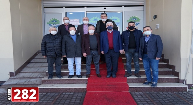 Eski Başkanlardan Rasim Yüksel’e Geçmiş Olsun Ziyareti