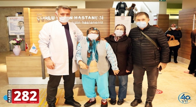 83 Yaşında Tekerlekli Sandalye ile Gelip Yürüyerek Evine Gitti