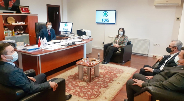 AK Parti İl Başkanı İba, TOKİ Başkan Yardımcısı Baştürk’ü ziyaret etti