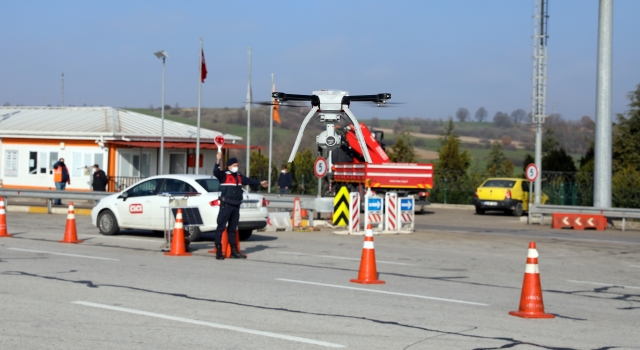 Edirne’de jandarma tarafından son iki ayda 35 bini aşkın araç kontrol edildi