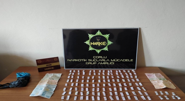 Tekirdağ’da uyuşturucu operasyonunda 2 şüpheli yakalandı