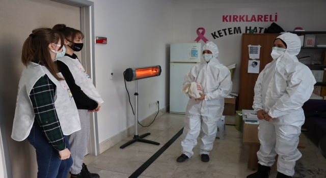 Kırklareli’nde öğrenciler kadın filyasyon ekiplerini ziyaret etti