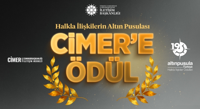 CİMER’e ”Altın Pusula” ödülü