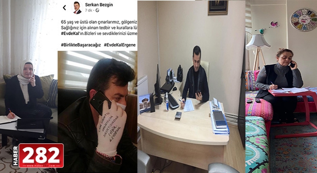 AK PARTİ ERGENE’DEN EVDE KAL ÇAĞRISI