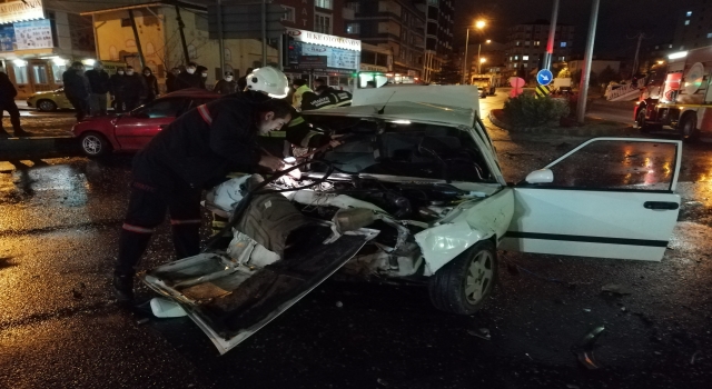 Tekirdağ’da trafik kazası: 1 yaralı