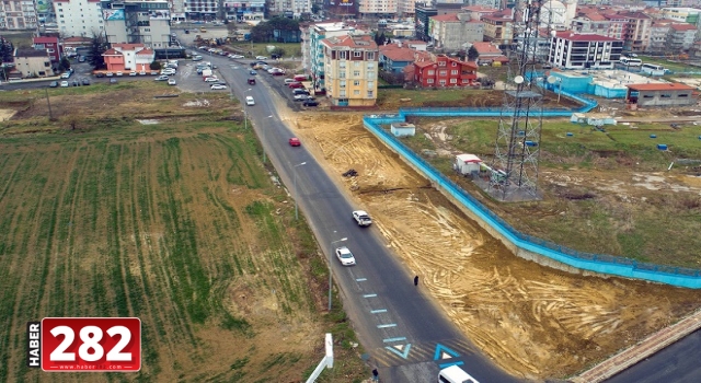 Uğur Mumcu Caddesi'nde Çalışmalar Devam Ediyor