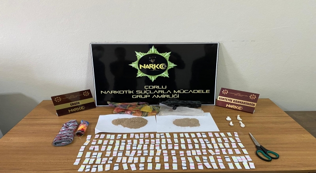 Tekirdağ’da düzenlenen uyuşturucu operasyonunda 2 şüpheli gözaltına alındı