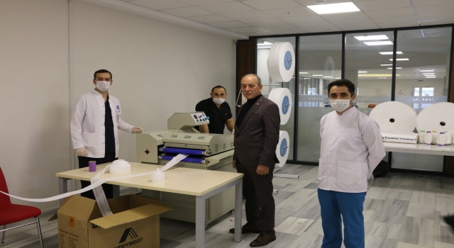 Marmaraereğlisi Belediyesi günde 5 bin maske üretiyor