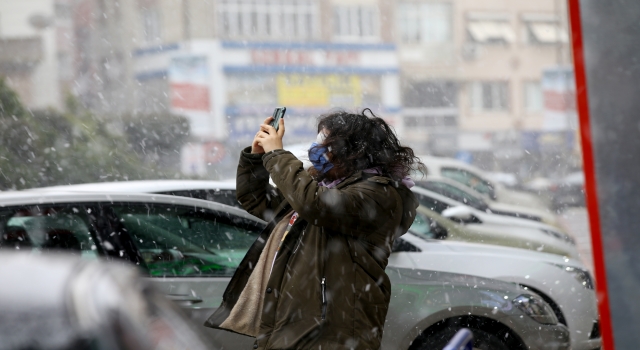 Kırklareli’nde kar yağışı başladı