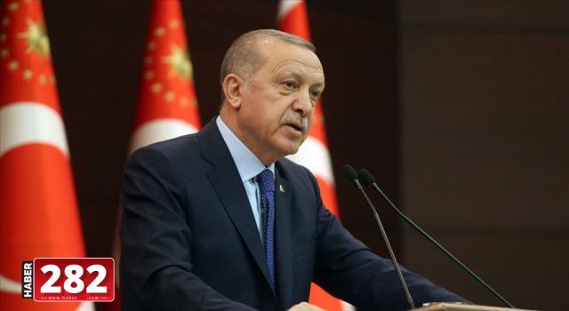 Cumhurbaşkanı Erdoğan: Kovid 19 ile mücadelemizi milletimizle birlikte kararlılıkla sürdürüyoruz