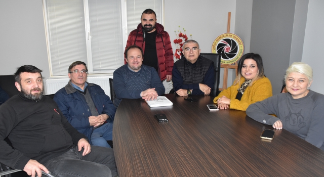 Çorlu Gazeteciler Derneği’ne 10 Ocak Ziyaretleri