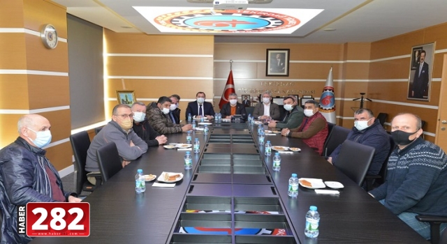 Başkan Yüksel ekmek fiyatının belirlendiği komisyon toplantısına katıldı