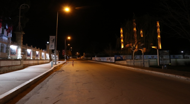 Trakya sokağa çıkma kısıtlamasıyla sessizliğe büründü
