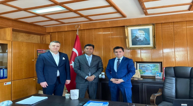 Sri Lanka Cumhuriyeti Ankara Büyükelçisi Hassen’den, Trakya Tarımsal Araştırma Enstitüsü Müdürü Tülek’e ziyaret