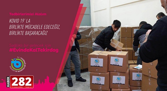 Tekirdağ Büyükşehir Belediyesi’nden Gıda Yardımı