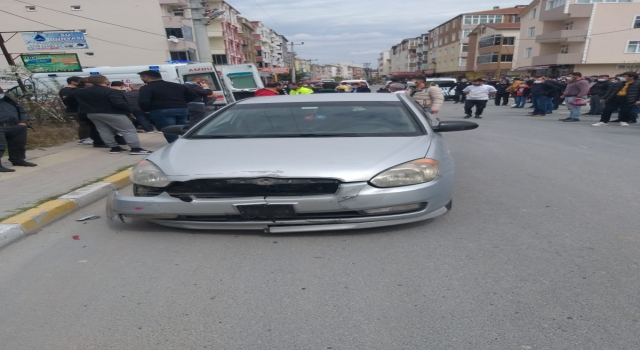 Kapaklı’da otomobil ile motosiklet çarpıştı: 1 yaralı