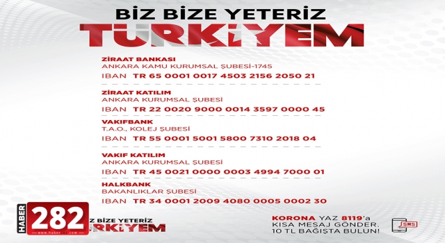 Ziraat Finans Grubu, Milli Dayanışma Kampanyası'na 62 milyon TL bağışta bulundu