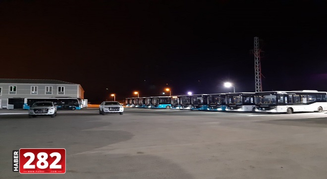 TOPLU TAŞIMA ARAÇLARI HERGÜN DEZENFEKTE EDİLİYOR