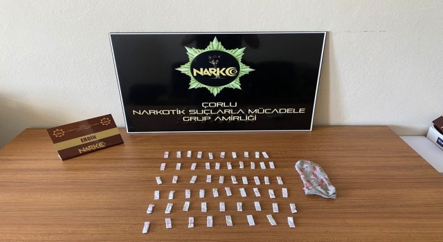 Çorlu’da uyuşturucu operasyonu