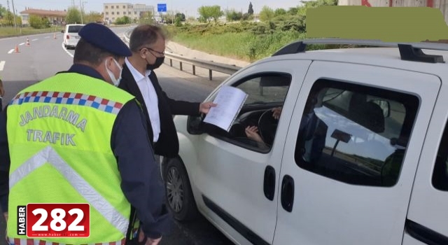 YOL DENETİMLERİNE KATILDI
