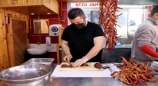 RAHMET VE BEREKET AYI RAMAZAN  Edirne’nin tescilli lezzeti ”tava ciğer” iftar sofralarına lezzet katıyor