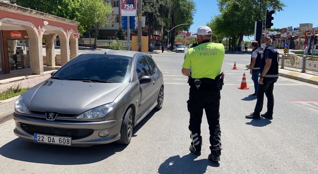 Trakya’da polis ekiplerinin denetimleri sürüyor