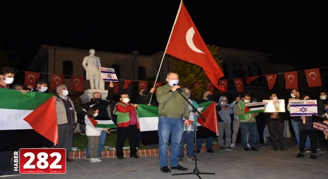 AK PARTİ TEKİRDAĞ İL BAŞKANI MESTAN ÖZCAN, İSRAİL’İN MESCİD-İ AKSA SALDIRILARINI KINADI