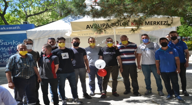 Keşan’da ”genç ustalar” kan bağışı kampanyasına destek verdi