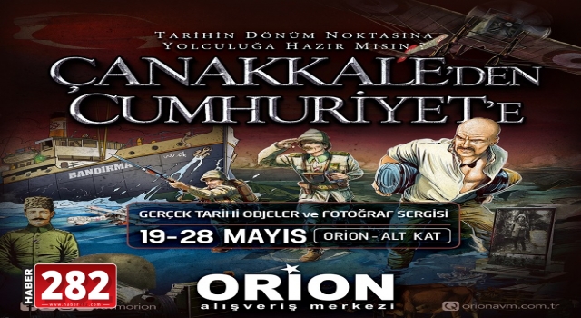ORİON’DAN 19 MAYIS’TA ANLAMLI SERGİ