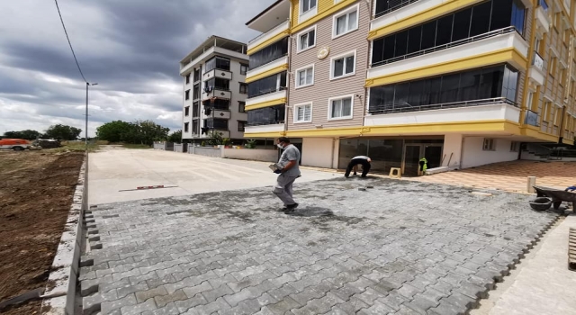 Kırklareli’nde yol yapım çalışmaları