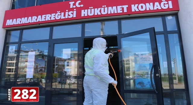 Marmaraereğlisi’nde Korona Virüsle Mücadeleye Devam