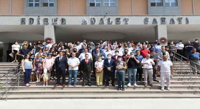 Afyonkarahisar Başsavcılığına atanan Başsavcı Karabacak’ı mesai arkadaşları uğurladı