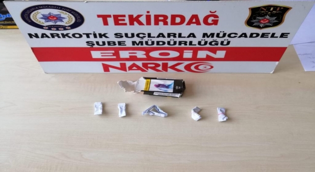 Tekirdağ’da uyuşturucu operasyonu: 4 gözaltı